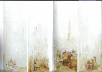 06. ABSTRACTO EN BLANCOS, AMARILLOS, ROJOS, GRISES Y OCRES.
